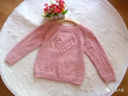 达西妈妈从上往下织毛衣套头衫,男大童套头衫从上往下织图解