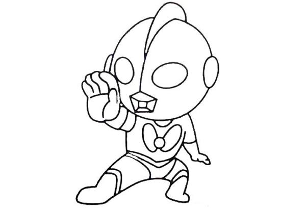 所有奥特曼的简笔画非常简单,奥特曼简笔画迪迦终极形态