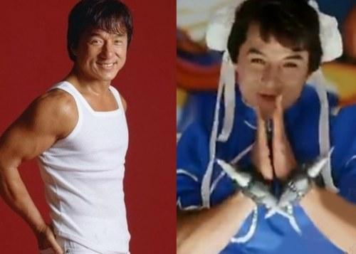 成龙红毛衣,成龙穿红色毛衣