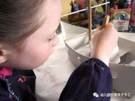 彩泥儿童简单手工轮船,幼儿园纸皮海盗船手工