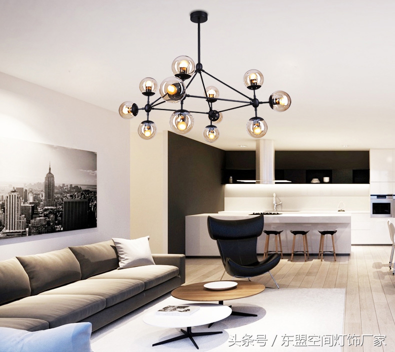 北欧轻奢魔豆吊灯,客厅吊灯魔豆吊灯价格