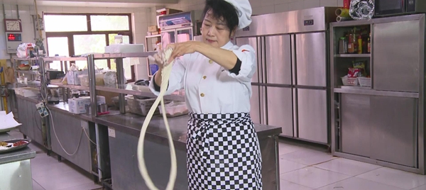 天津非遗津沽龙须面,津沽雪花龙须面