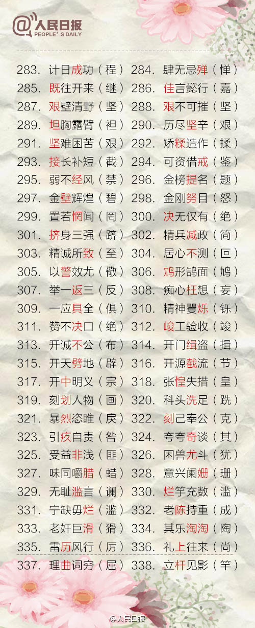 看到这些汉字，我怀疑我可能学了假汉语~
