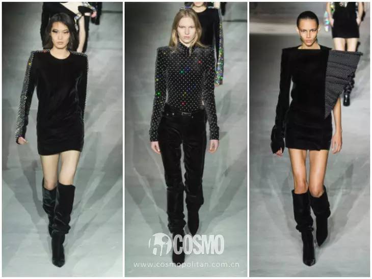 90年代风格t台,t台时尚款式