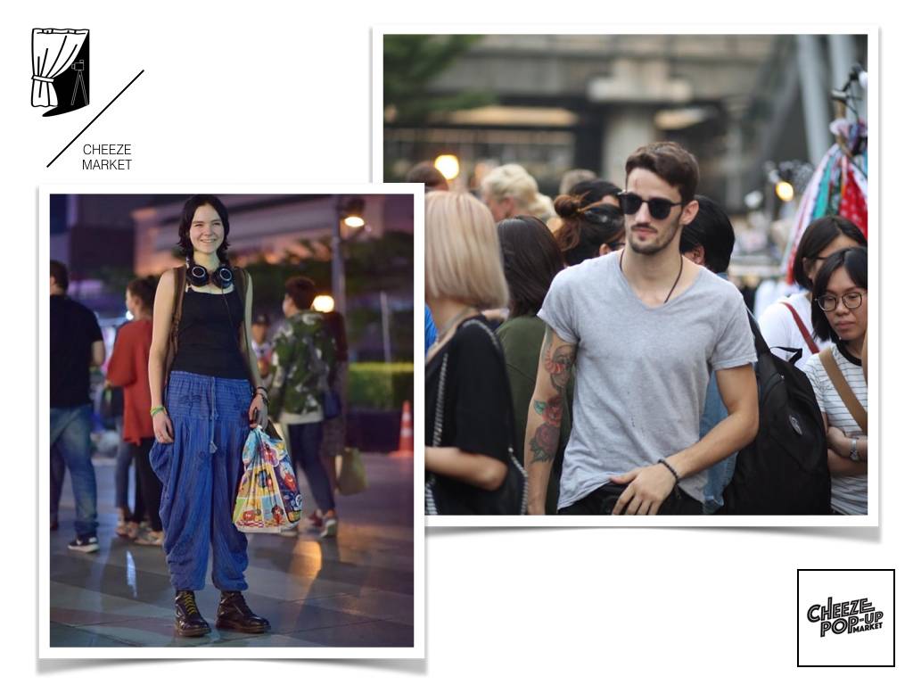 在曼谷，人妖＋精油按摩文化市集