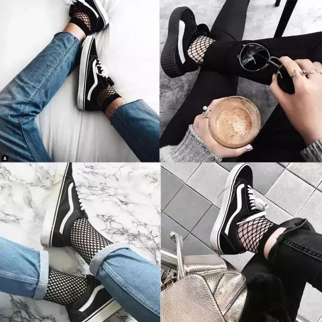 时下流行的渔网袜,渔网袜单品大全