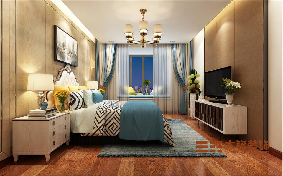 不一样的装修风格,银基128平欧式装修风格