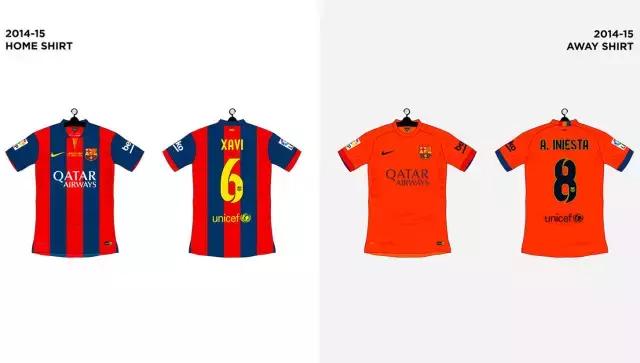 巴萨1617赛季球衣耐克,fcb与nike联名球衣