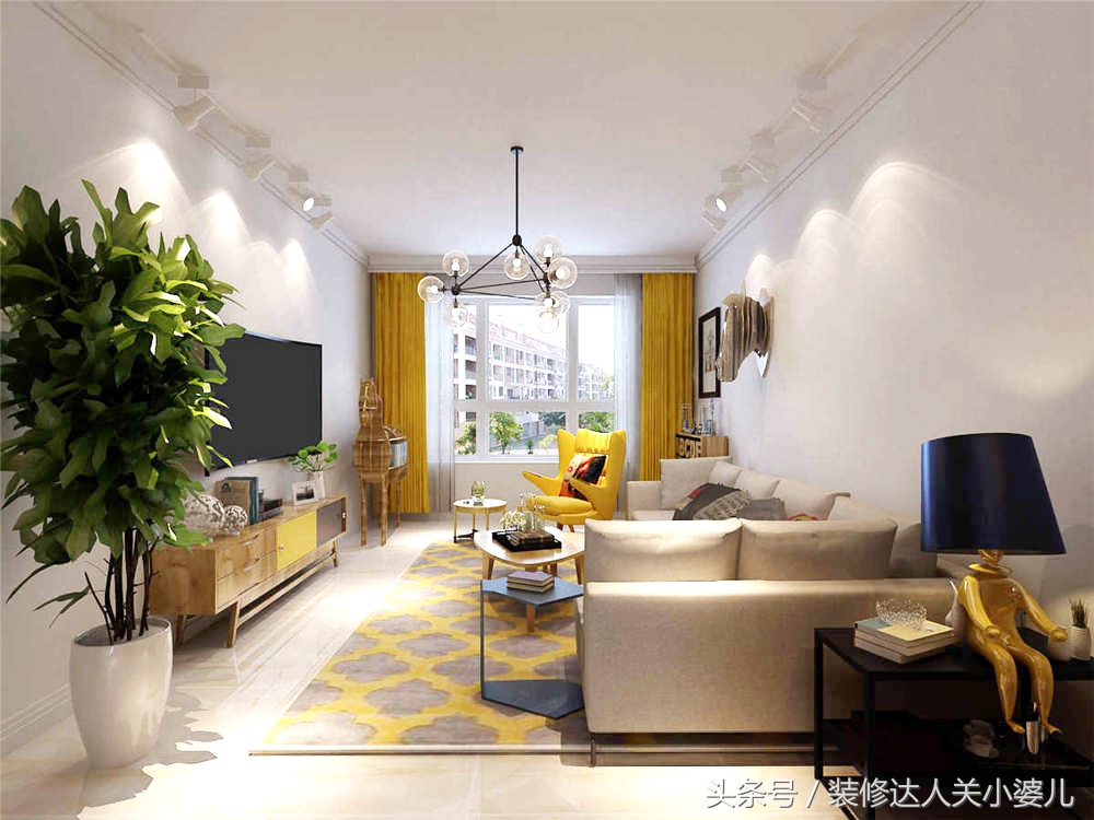 红星法兰香颂现代简约装修效果图——林凤装饰整装关关