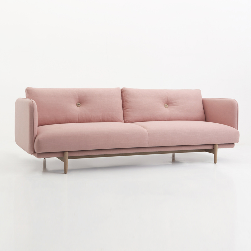 90平极简北欧风,北欧现代极简沙发