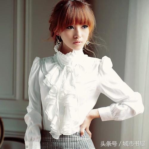 女生职场必备白衬衫,职场必备白衬衫知性