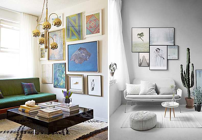 90平极简北欧风,北欧现代极简沙发