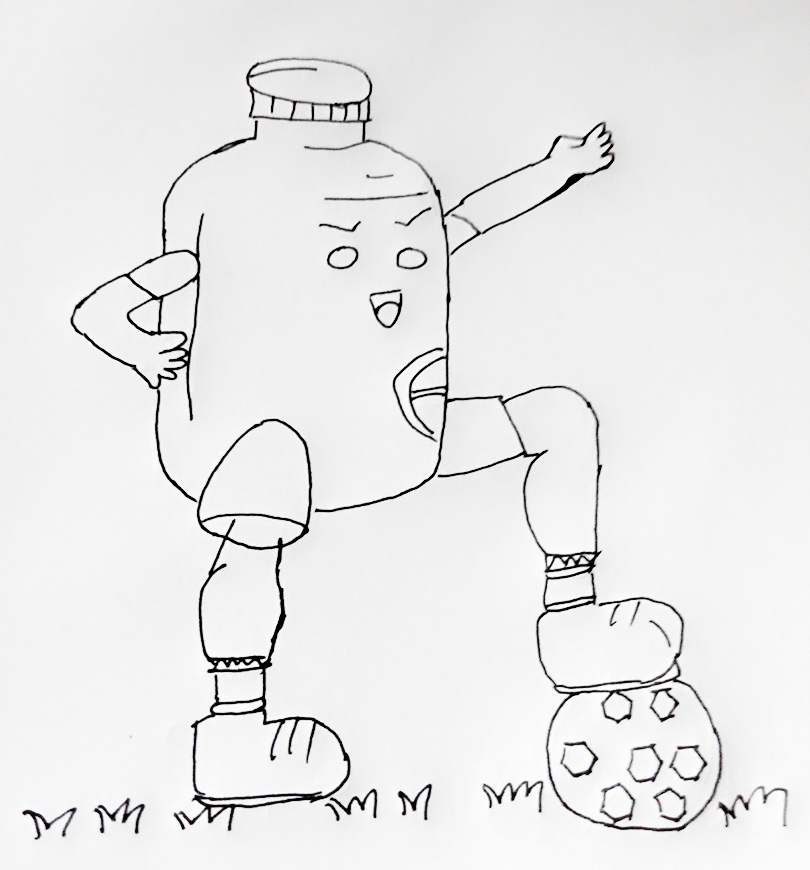 幼儿踢足球美术创意画作品,幼儿园小朋友踢足球简笔画