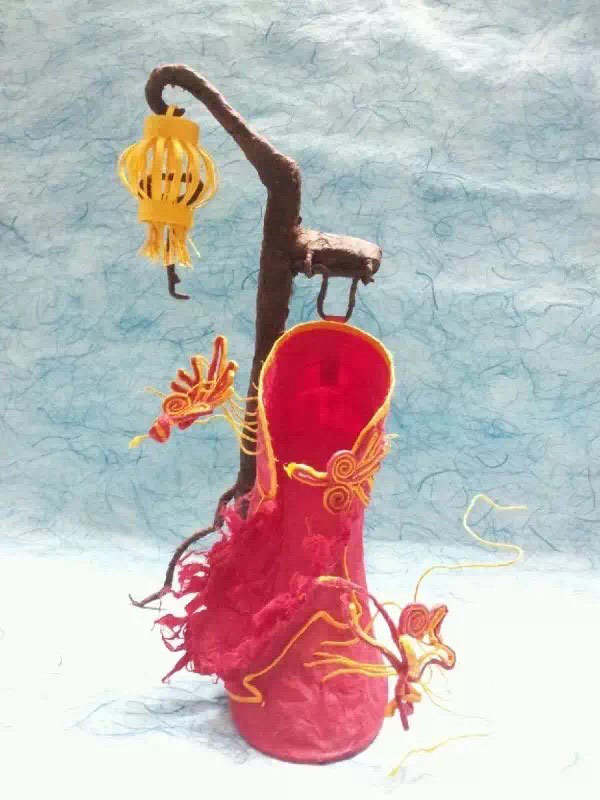 她“玩”纸六年，用纸艺让白龙重现广州聚龙古村