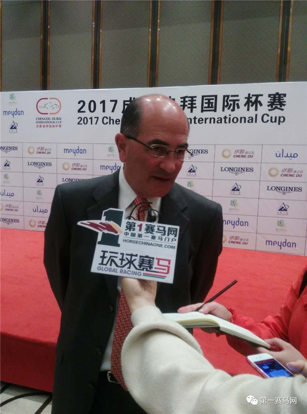 迪拜赛马俱乐部赛事执行总监：中国赛马正飞速发展
