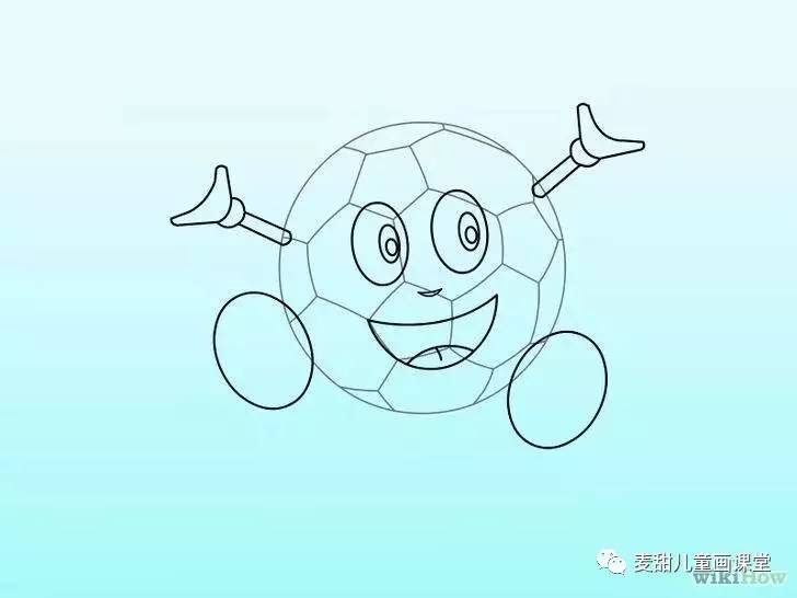 关于足球的画法,足球的画法和技巧