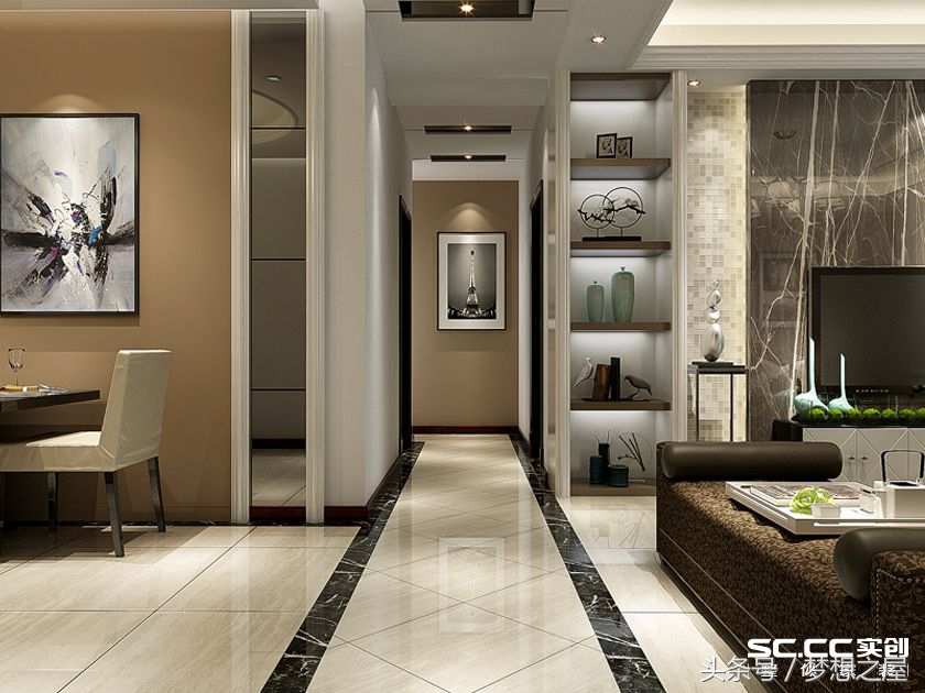 后现代：神秘而又神髓，给人无限遐想，西宁翠雍星城154平装修