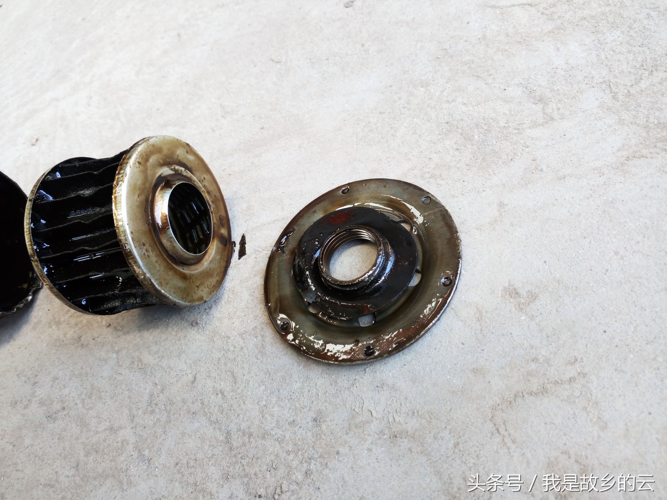 机滤拆解对比,高仿机滤