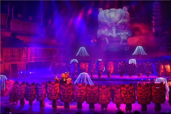 边城视频讲解,边城演出实景