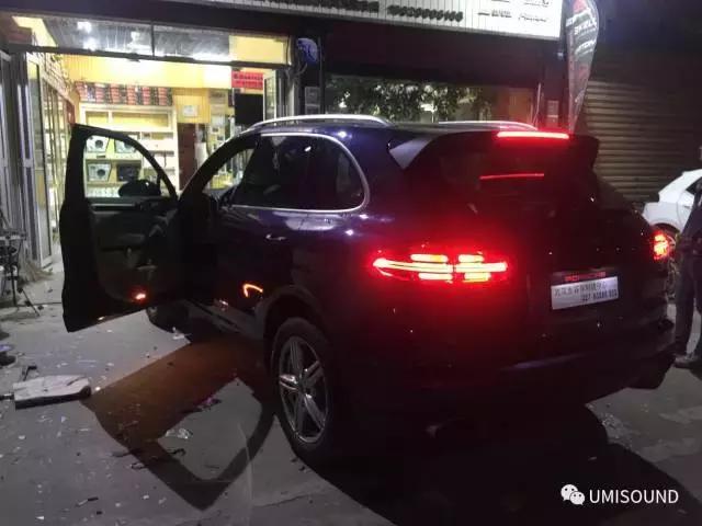 保时捷卡宴铂金版加装dsp功放,保时捷卡宴加装功放