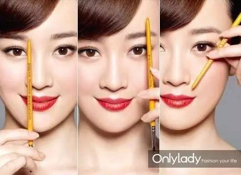 刘亦菲海鸥眉怎么修,刘亦菲的三个不同妆容