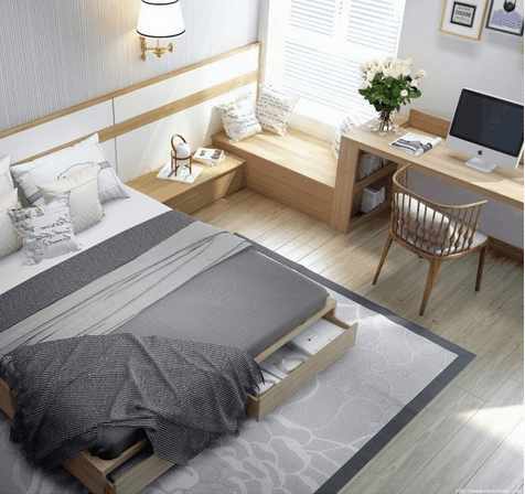 卧室的最佳长宽尺寸,卧室衣柜尺寸一览表