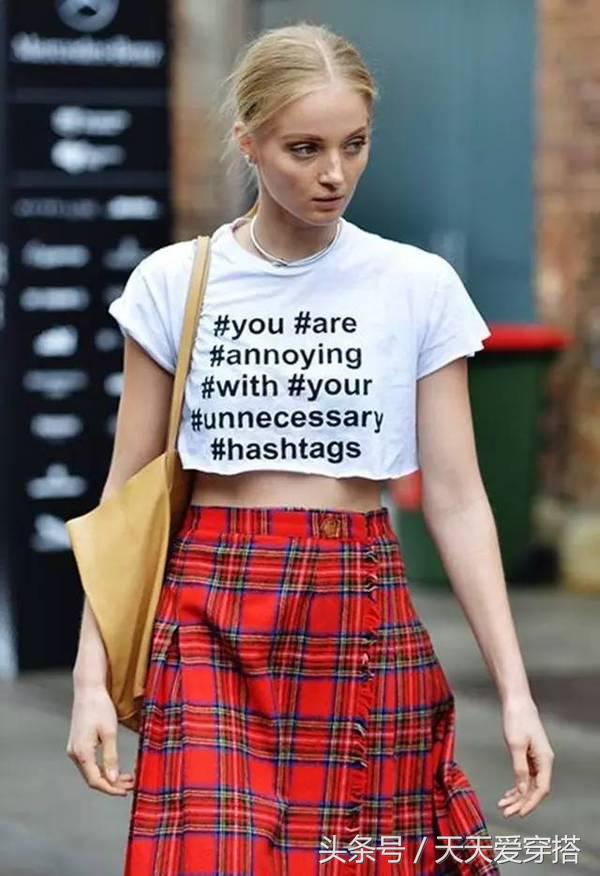长袖slogantee,怎么穿slogant恤最时髦