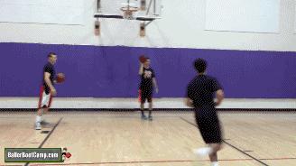 基础转身上篮脚步练习,上篮训练基础教学少儿