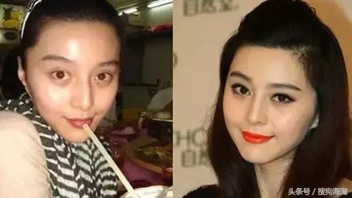 素颜女明星的差别,女明星素颜之间的差别有多大