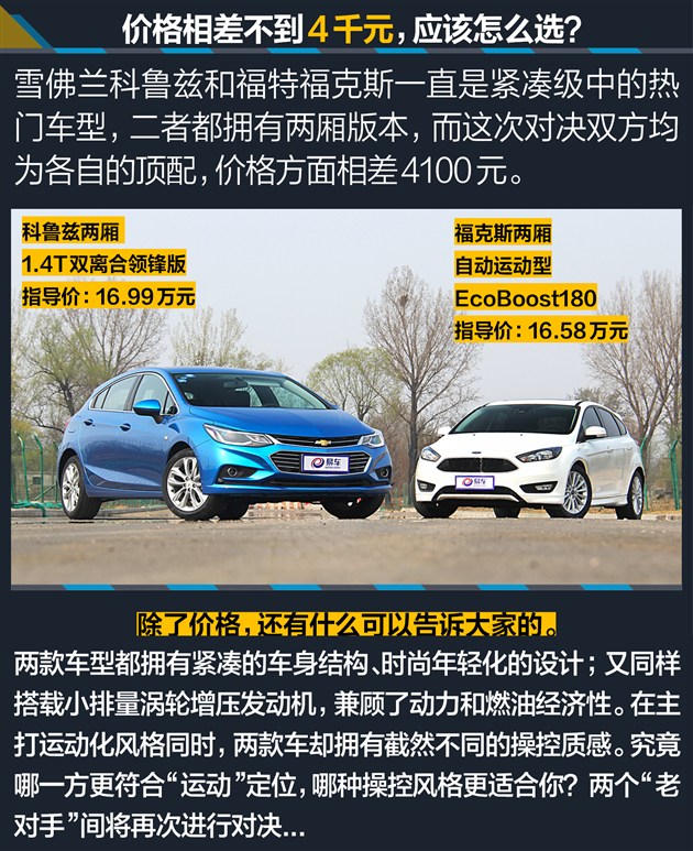 科鲁兹对比福克斯哪款好,两厢雪佛兰科鲁兹值得买吗
