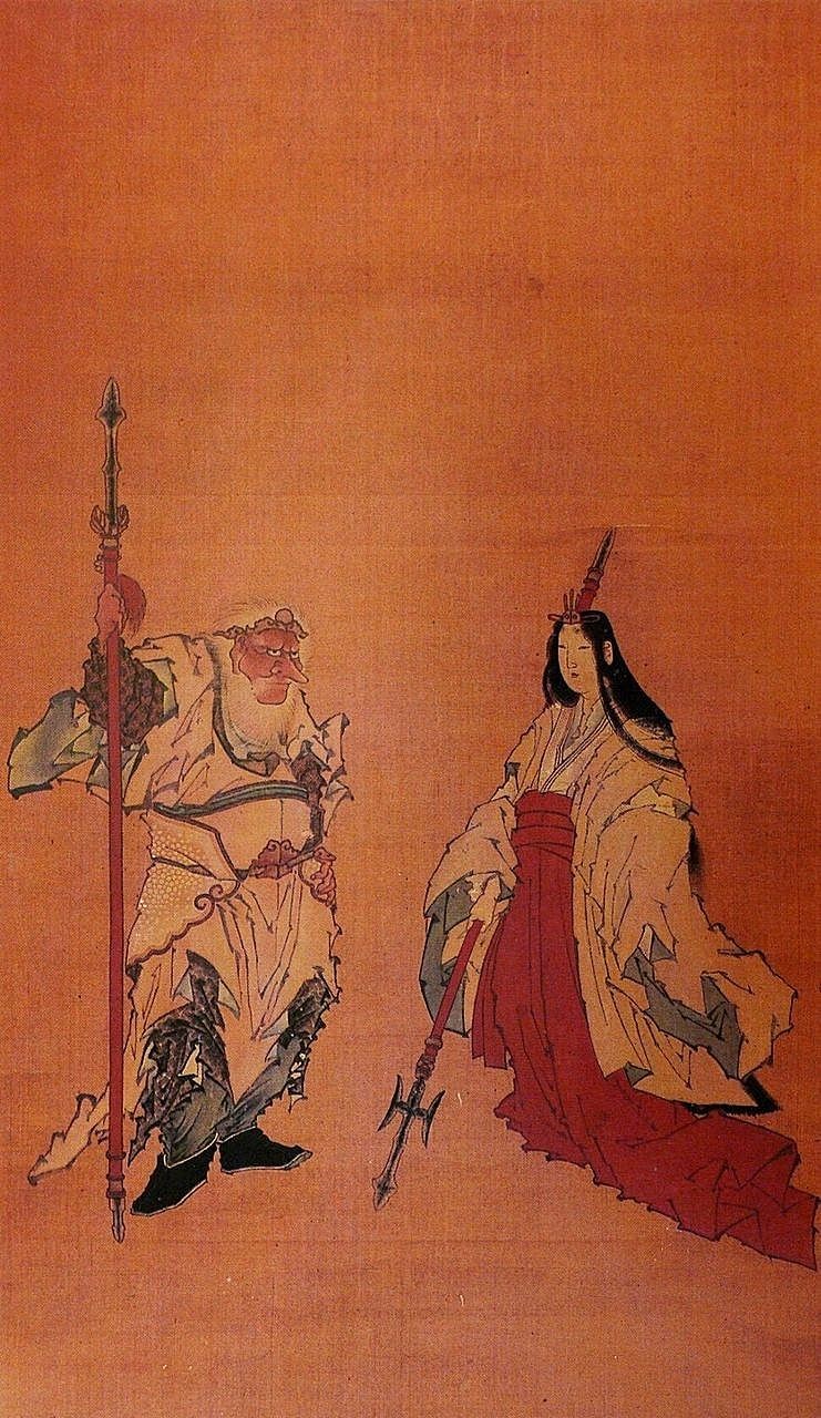 *具阳**涅槃图：日本神话里降服妖魔的生殖器