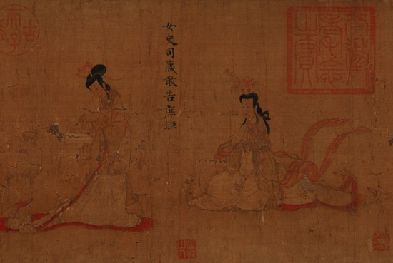 她，在大英博物馆修*物文**