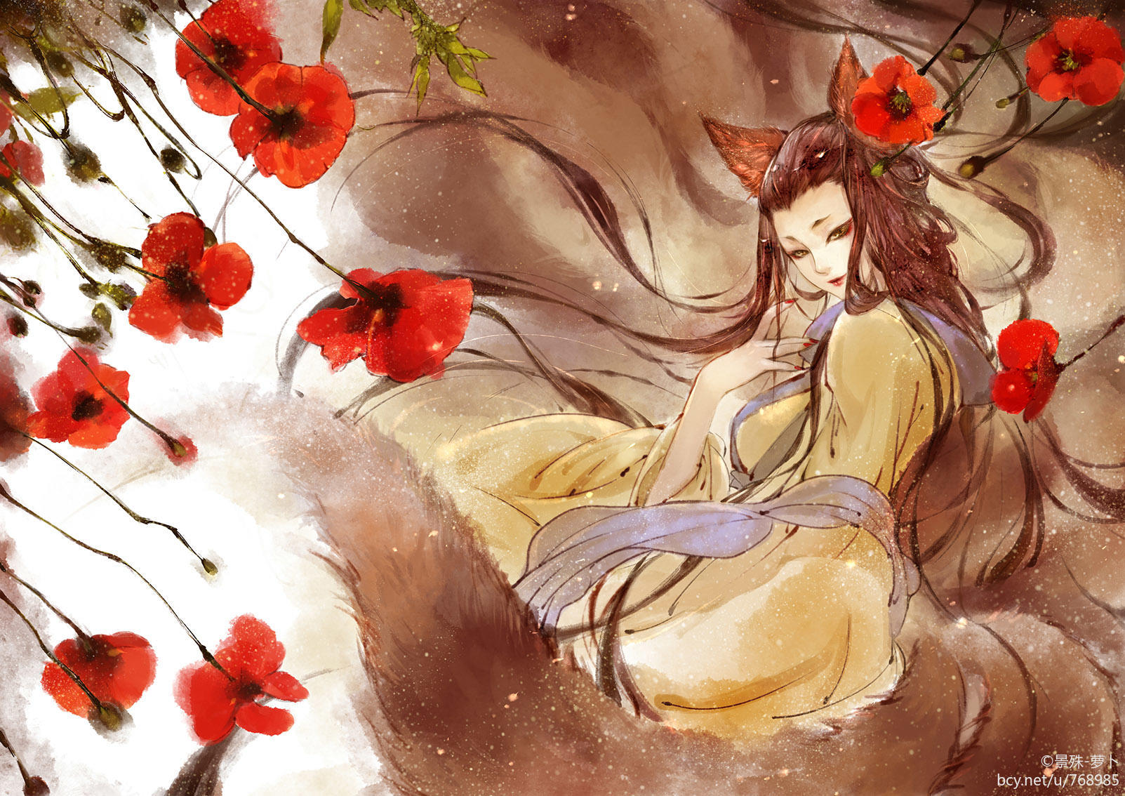 诛仙台边腾起雾气,我回头,竟然是夙渊上神,一头跳入了凡间