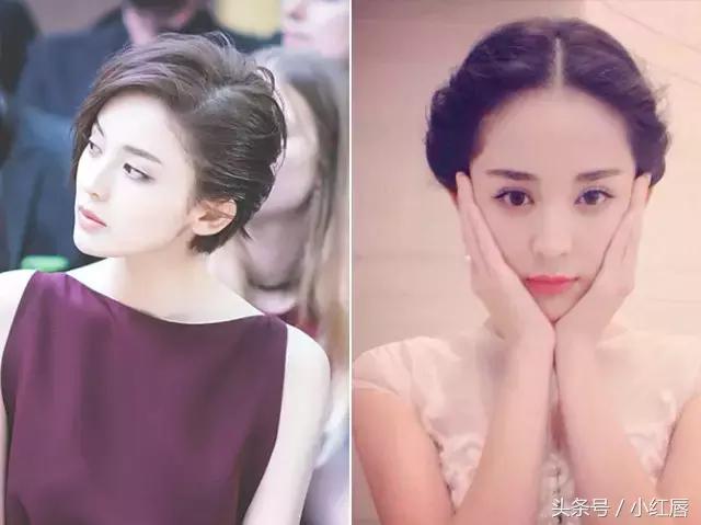 夏季周冬雨同款发型,女明星周冬雨短发发型