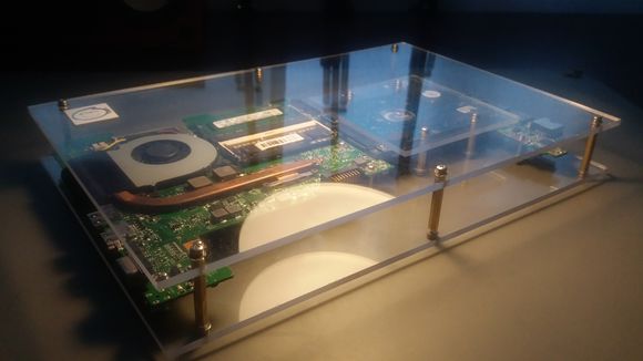 旧办公电脑机箱diy,diy木制笔记本电脑机箱