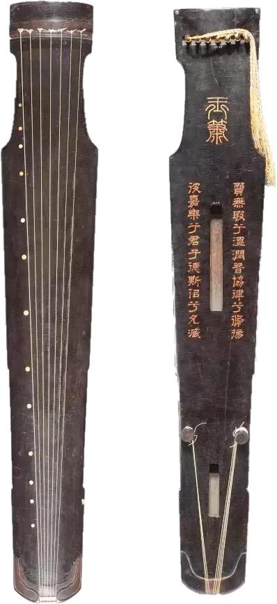 中国历代古琴图片大全,中国古琴图谱