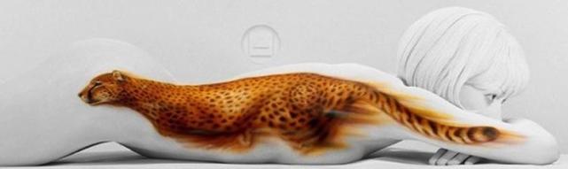 艺术家用自然物制作的作品图片,艺术家用自然的图案变成图谱