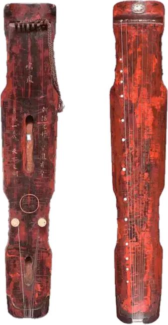 中国历代古琴图片大全,中国古琴图谱