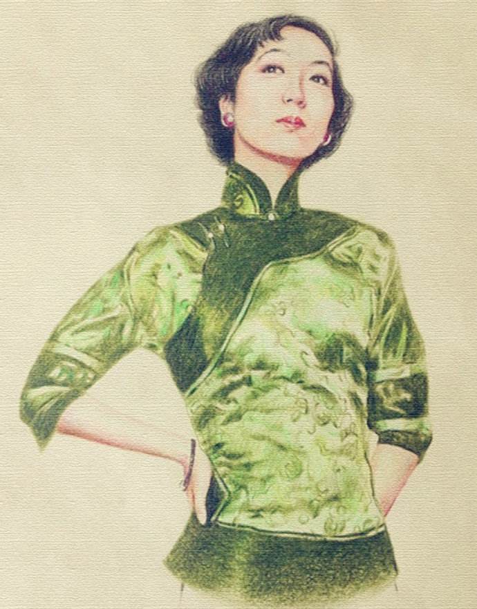 改良版旗袍美人,最爱旗袍