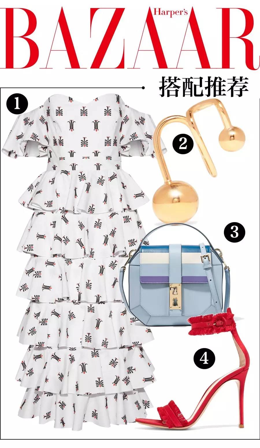 复古印花连衣裙怎么搭配好看,复古印花连衣裙适合优雅的女人穿