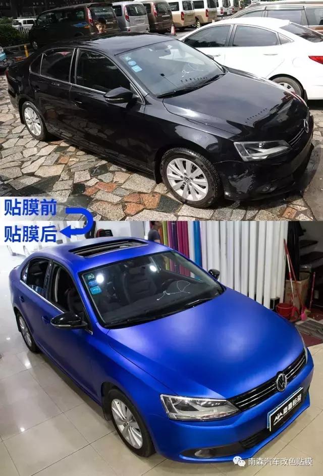 大众速腾极地白改珍珠彩虹膜,恩施大众速腾改色膜最火的颜色