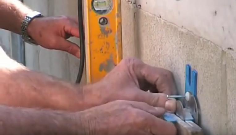 石材干挂施工讲解,干挂石材底层施工视频