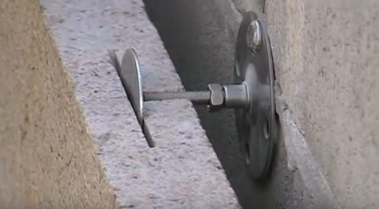 石材干挂施工讲解,干挂石材底层施工视频