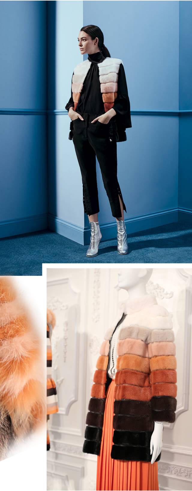 fendi经典皮草,fendi新款轻薄皮草