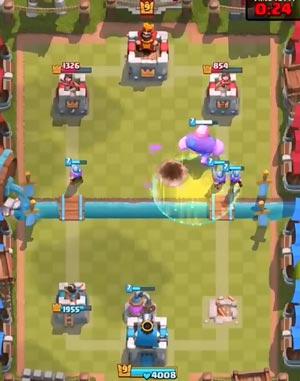 皇室战争克隆法术卡组没有传奇卡,皇室战争中带雷电法术的卡组