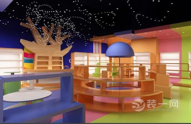 玩具店装修效果图,500元一平米玩具店装修