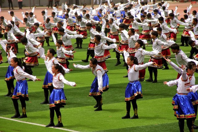 济南市中区小学春季运动会,狂欢嘉年华表演