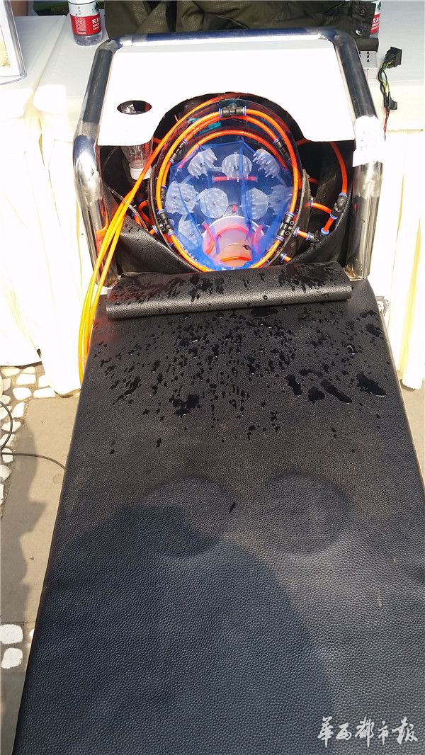 全自动智能洗头机器体验,自助洗头机器