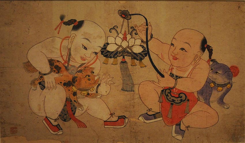 中国民间传统年画总结,中国年画大全民间