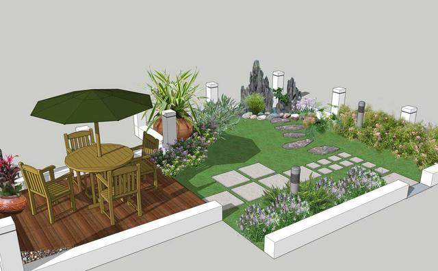 楼顶上的花园设计,楼顶花园设计案例欣赏